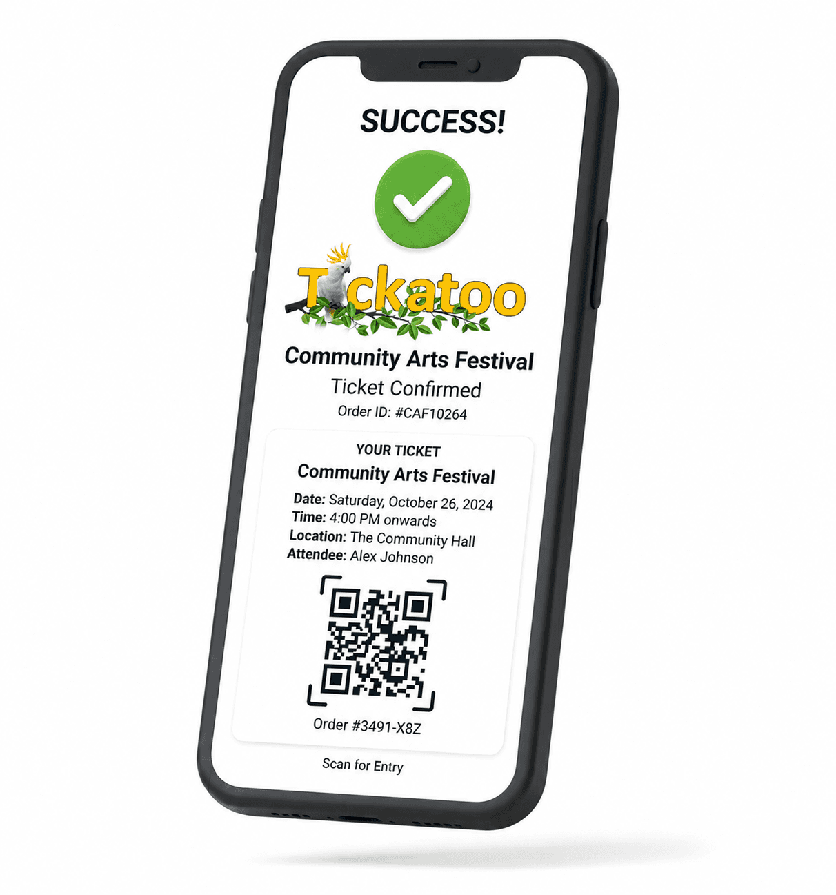 Mobile ticket experience